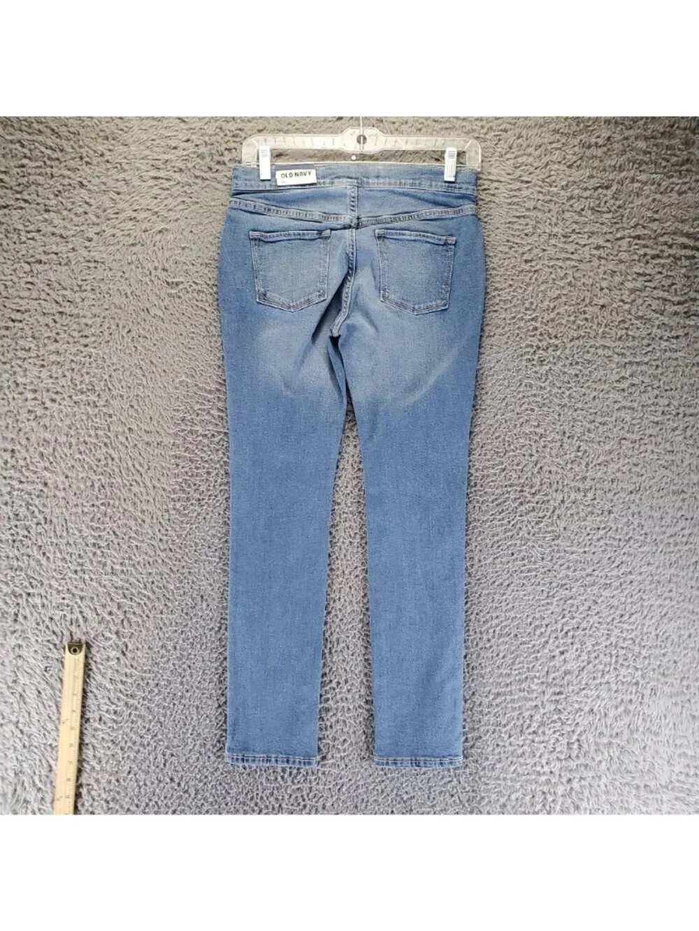 Old Navy Jeans Girls XL Light Blue Skinny Adjustable Waist Stretch Denim *NWT*